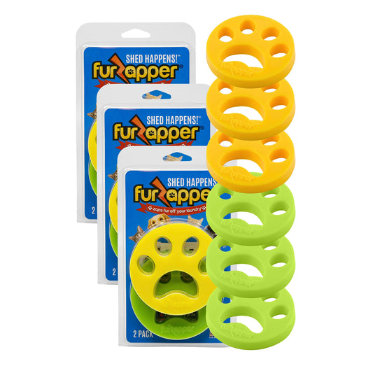 FurZapper Pet Hair Remover Laundry Tool (6-Pack)